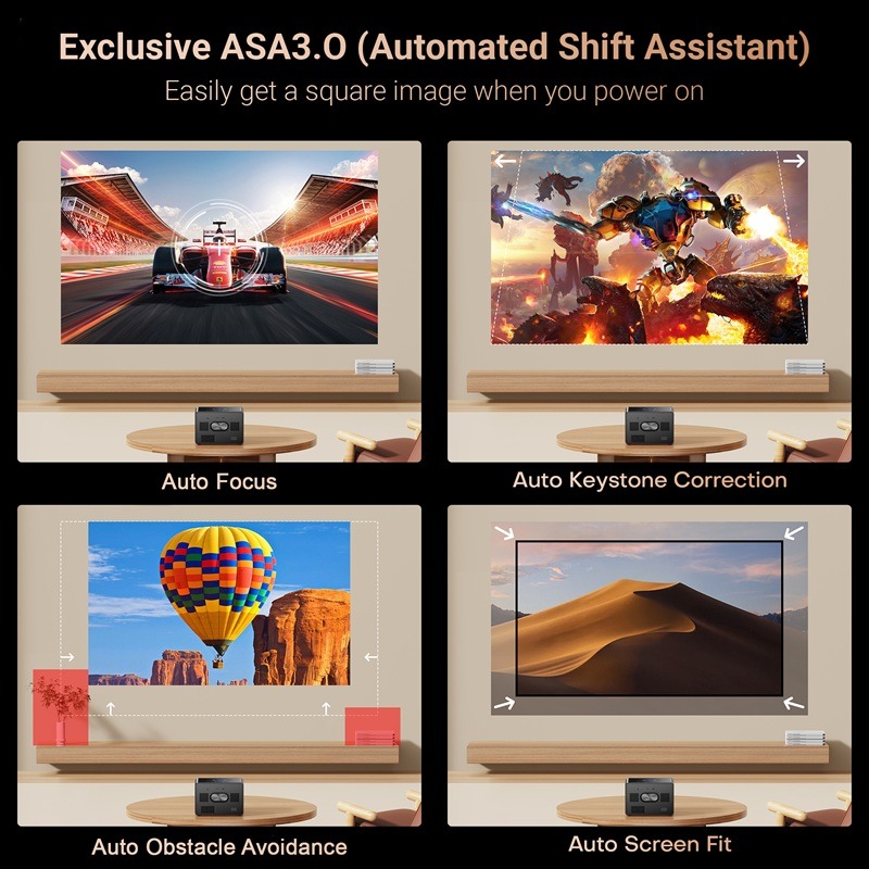 XElectron iProjector 3 Plus | Official Google TV | Dust Proof, Brightest 25000 Lumens feature 4