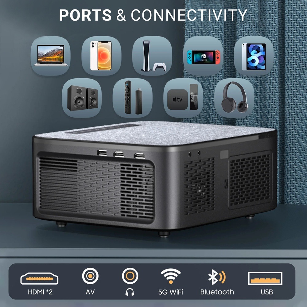 XElectron iProjector 1 Plus Digital Focus Auto Keystone Smart Projector feature 6