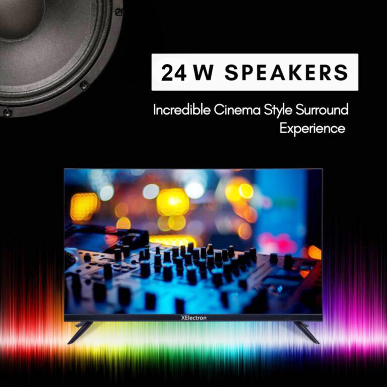 XElectron 43 Inch (108 cm) Ultra HD 4K Smart Android LED TV with Cloud Feature and Soundbar 43XETV (Black) feature 4