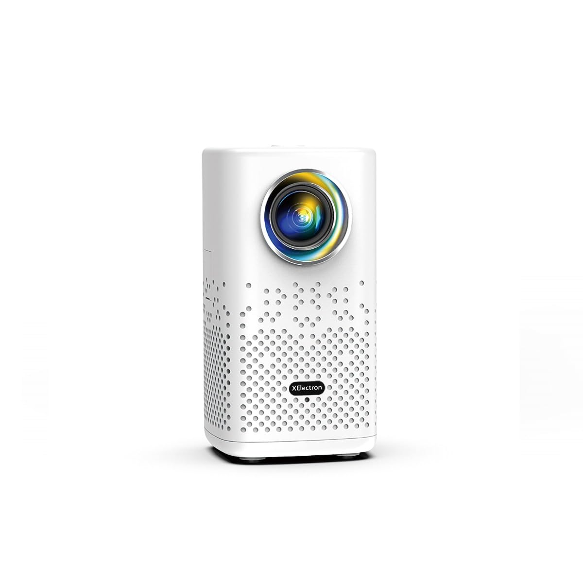 XElectron PocketBeam Android 13 Portable Smart Projector, 1080p Support, 6000 Lumens, 150 inch Screen, OTT Apps (Netflix, Prime, YouTube), Miracast, WiFi, BT, HDMI, Built-in Battery, 2hr Playtime