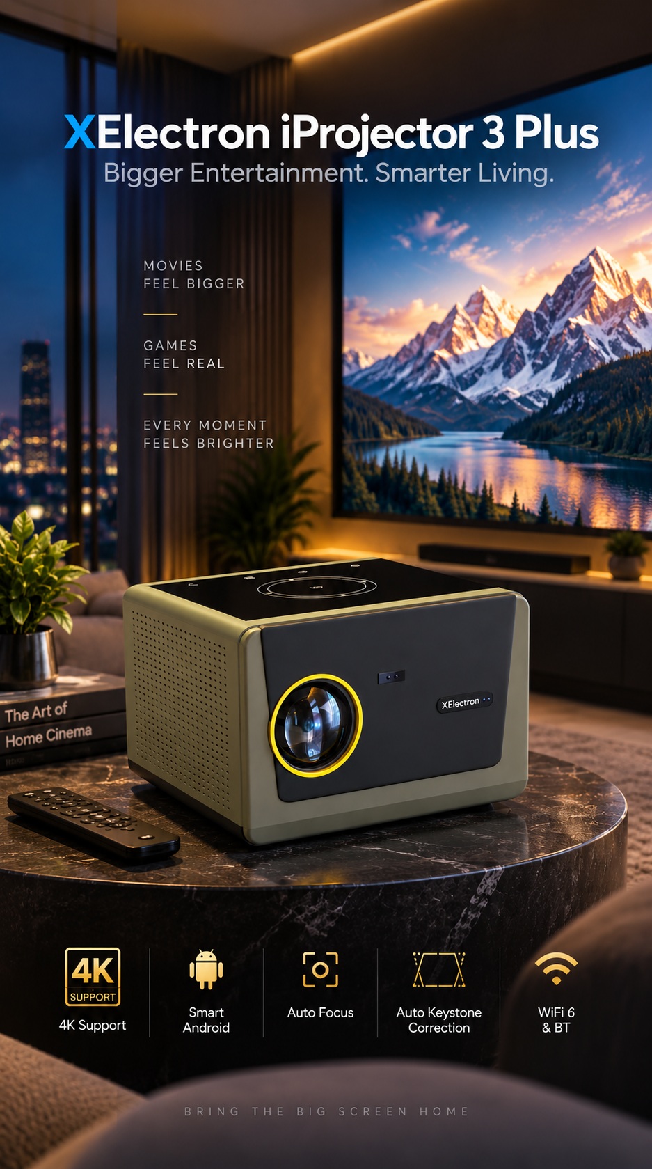 XElectron iProjector 3 Plus Smart Projector
