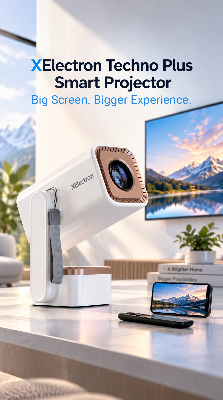 XElectron Techno Android Projector banner