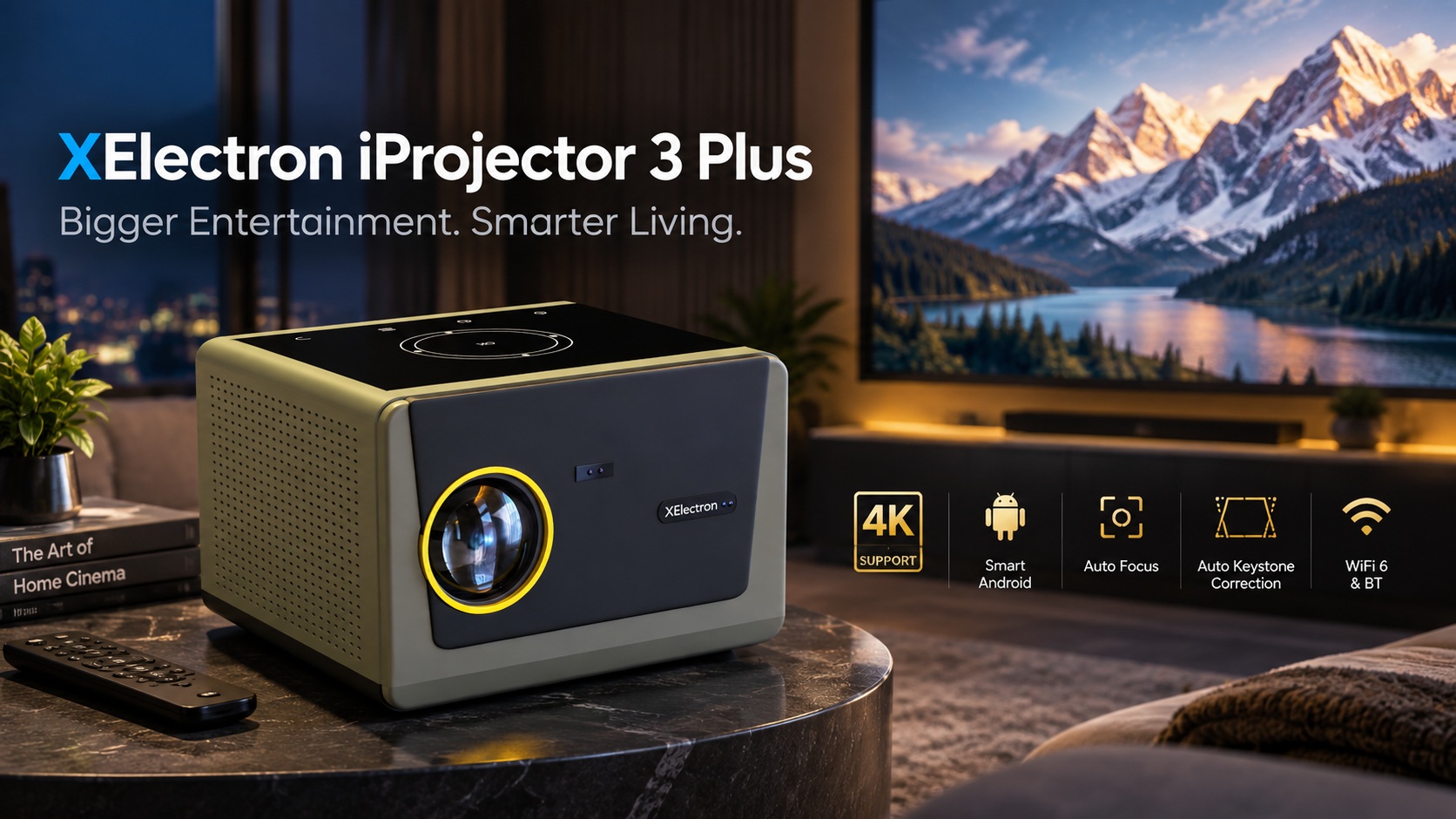 XElectron iProjector 3 Plus Smart Projector