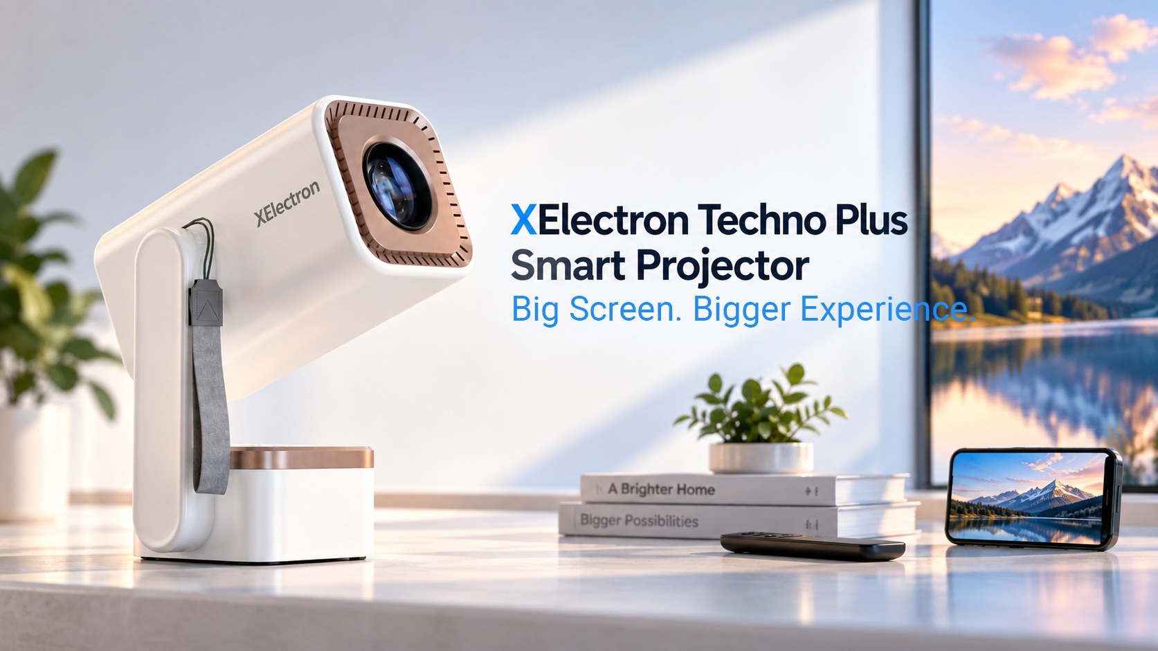 XElectron Techno Android Projector banner