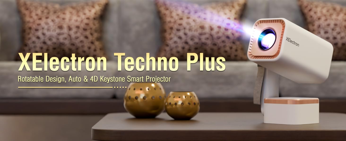 XElectron Techno Plus – Rotatable Smart Projector