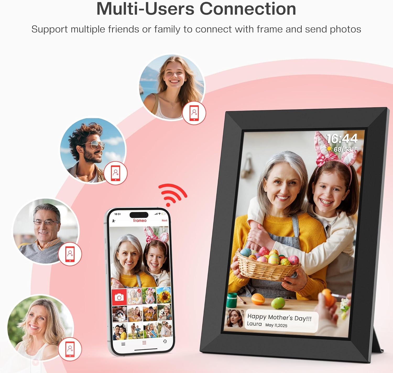 XElectron 10.1 inch WiFi Digital Photo Frame with Slideshow feature 5