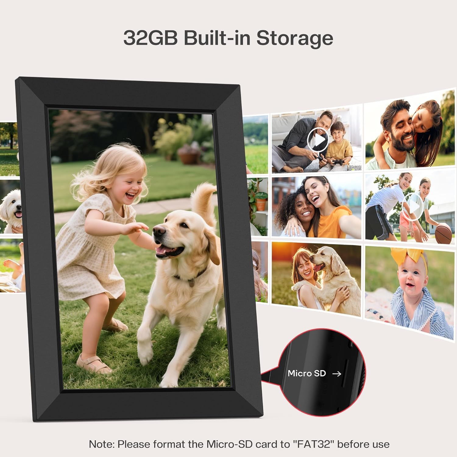 XElectron 10.1 inch WiFi Digital Photo Frame with Slideshow feature 3