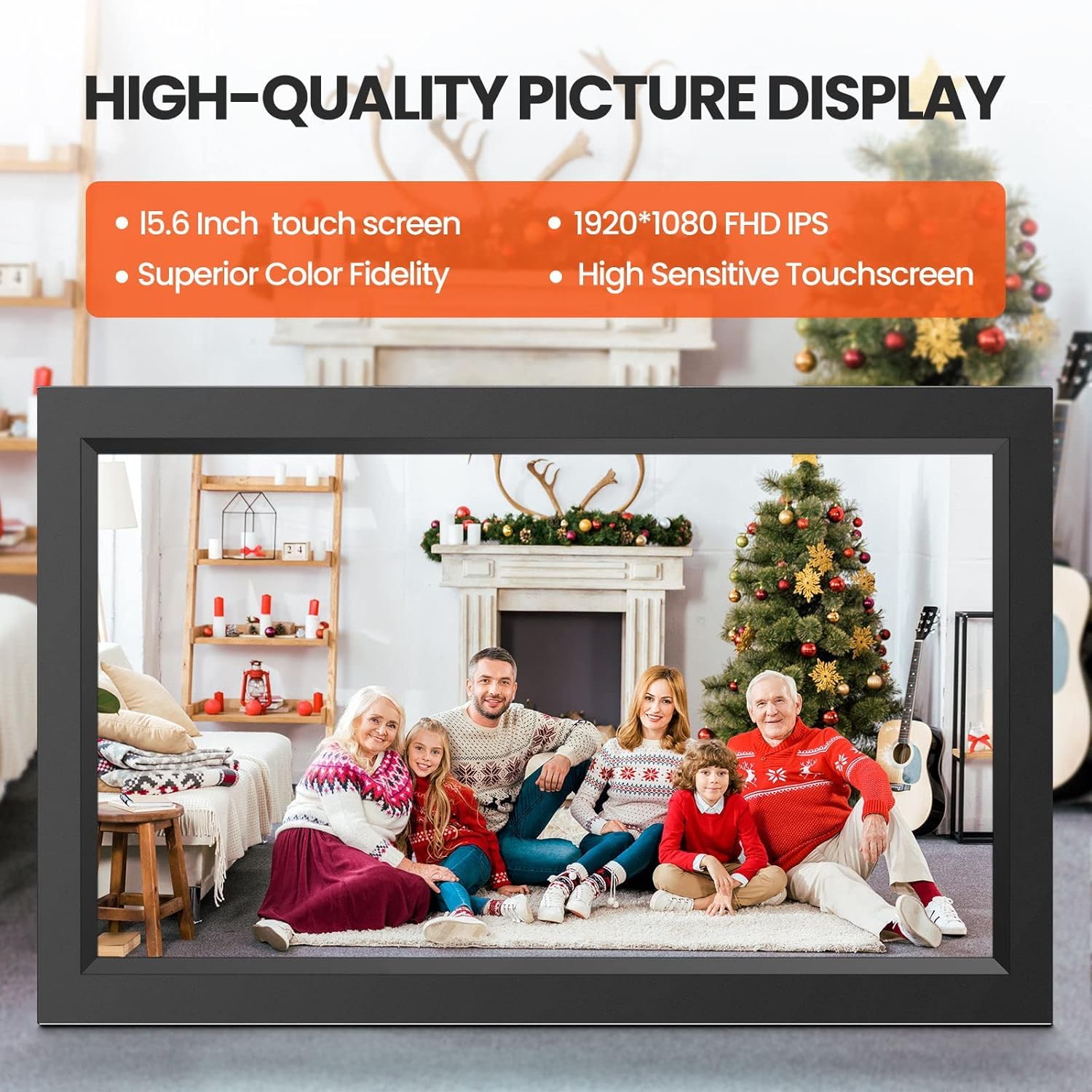 XElectron 15.6 Inch Large Digital Picture Frame, WiFi Digital Photo Frame feature 7