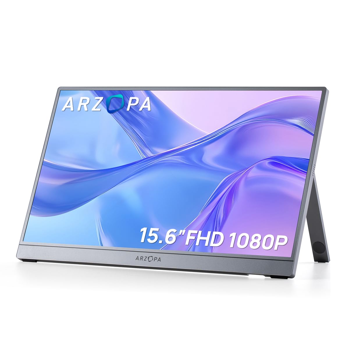 Arzopa 15.6 inch IPS FHD HDR 1080P Resolution 100% SRGB 300 Nits Portable Monitor