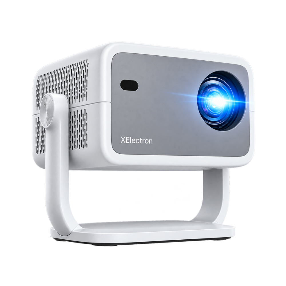 [Netflix Official License] XElectron Luminex Projector 4k Ultra HD, 1080p Native, Android 13 Smart Mini Projector