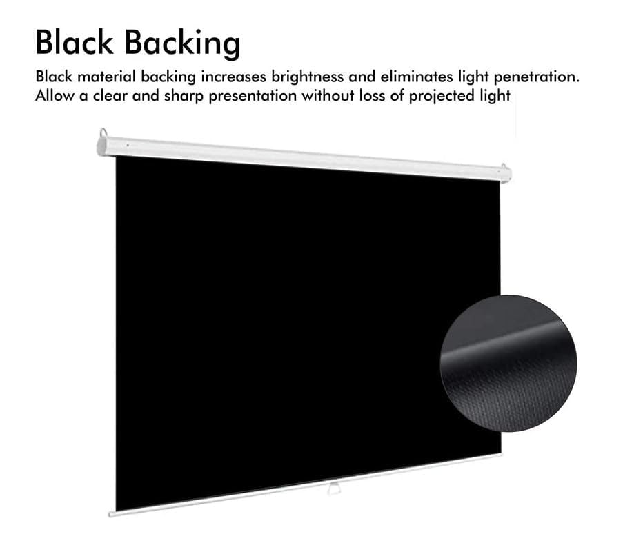 XElectron 150 Inches Motorized Projector Screen | Electric Projection Screen | Home Theatre Screen | with Remote Control (150 Inch, 16:9 Ratio) feature 3