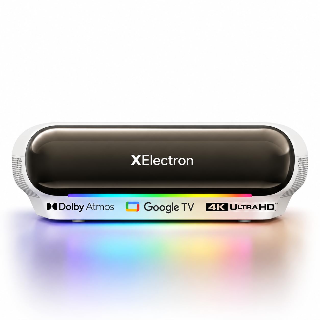 XElectron S2 Triple Laser Ultra Short Throw Projector with Google TV
